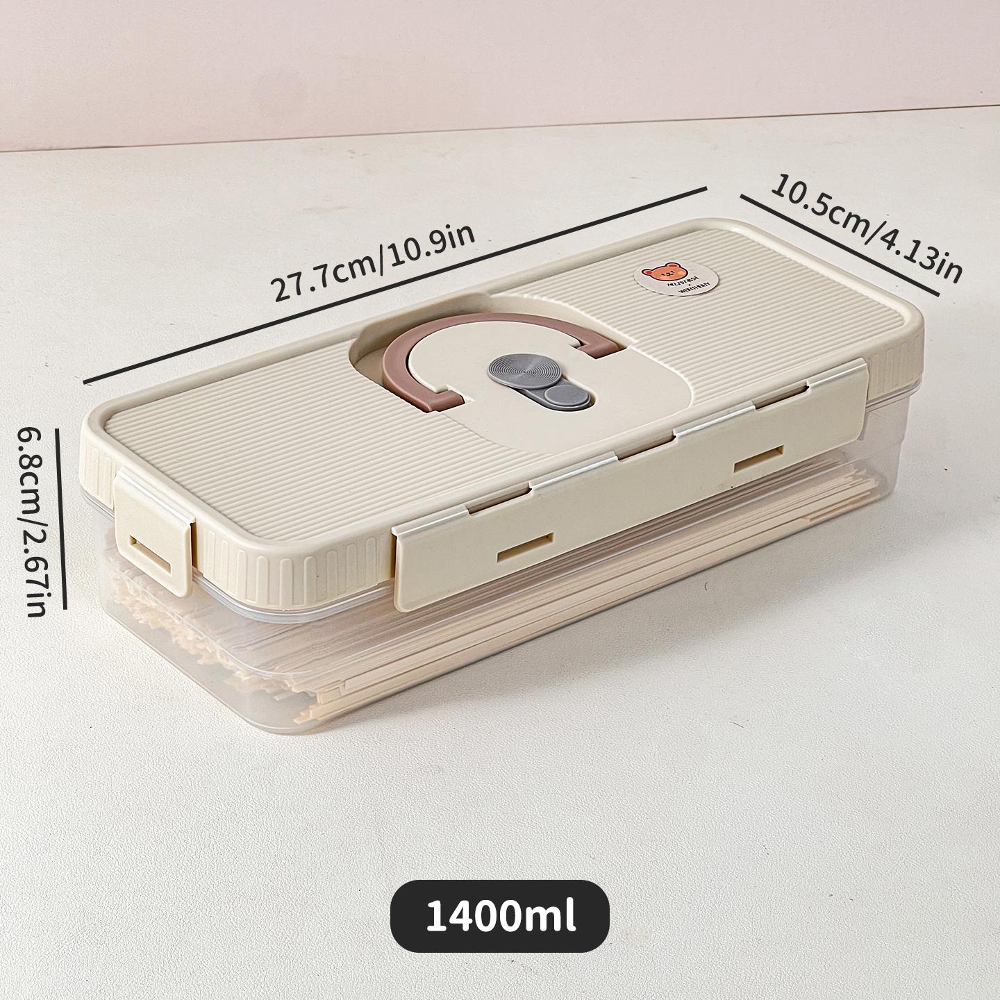 Refrigerator Food Storage Box Stackable Noodle Fresh-Keeping Box Sealed Moisture-Proof Dried Fruit Spice Storage Container