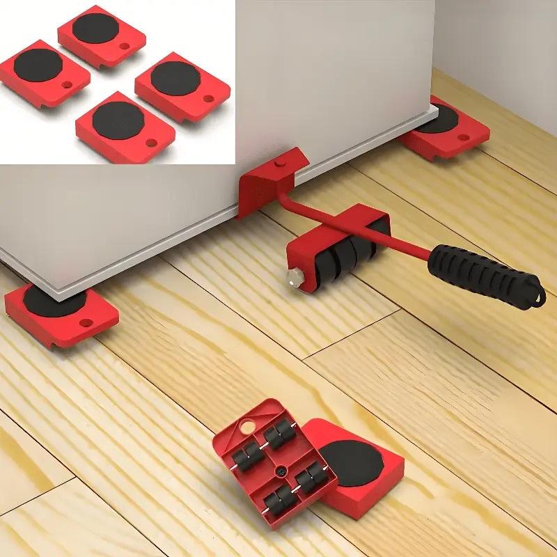 Těžká nábytková kolečka Pohyblivý nástroj na nábytek Posunovač pro přepravu Pohyblivé kolo Posuvník Odstraňovač Posunovač nábytku Zvedací válečkové kolo