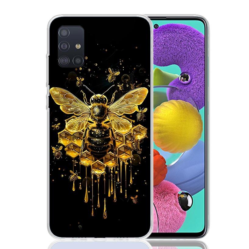 Bee Keeping Honey Animal Phone Case For Samsung Galaxy A52 A32 A22 A12 A02S A50S A30S A51 A31 AA71 Note 20 Ultra 10 S10 Plus Gal