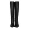 Salvatore Ferragamo Ovidio 85 Knee High Boots Black