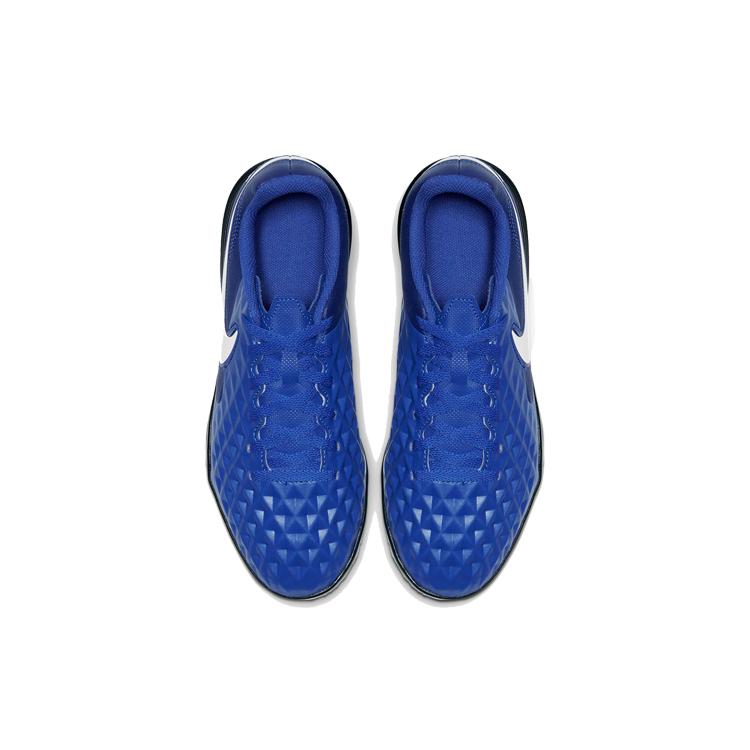 Nike JR LEGEND 8 Club TF Synthetic Leather Slip Resistant Abrasion Resistant Low top Kids' Soccer Shoes Blue Kids' AT5883-414