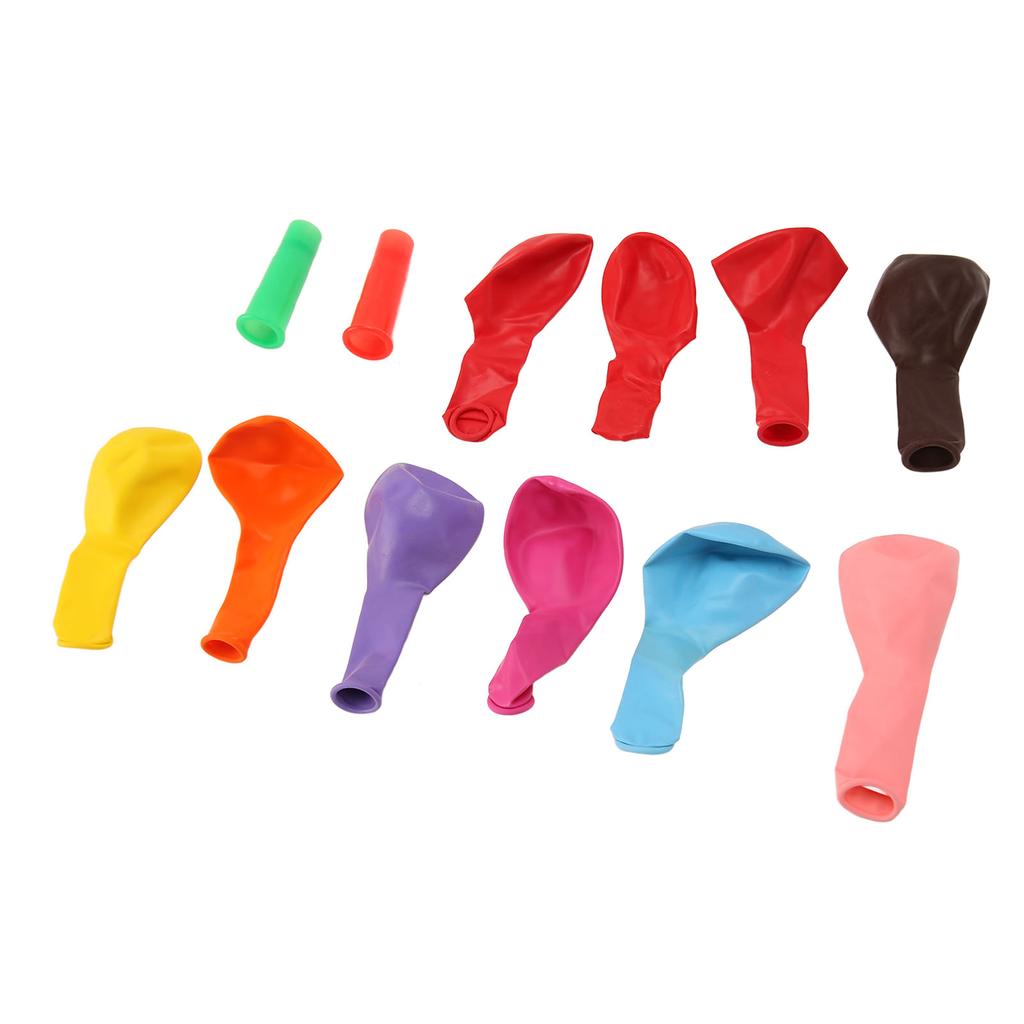 10PCS Thickened Balloons with 2 Exerciser Breathing Lung Capacity Training Device for Elderly Children