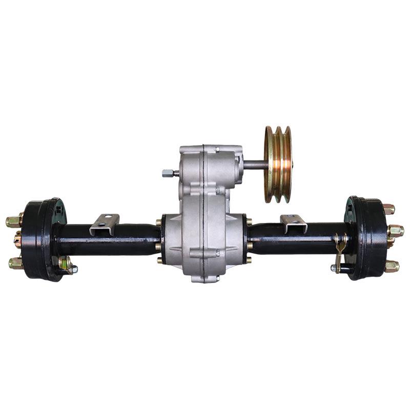 Multifunctional Differential Steering Gearbox for Hand-Pushed Agricultural Seeder Cart