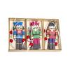652F Christmas Ornaments Wooden Nutcrackers Soldier Hanging Pendant Party Decorations