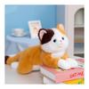 Homehalo Plush Cat Realistic Cat Stuffed Toy Realistic Super Cute Fluffy Cat Body Pillow Abdominal Weighted Beads Soothing Body Pillow Comfortable