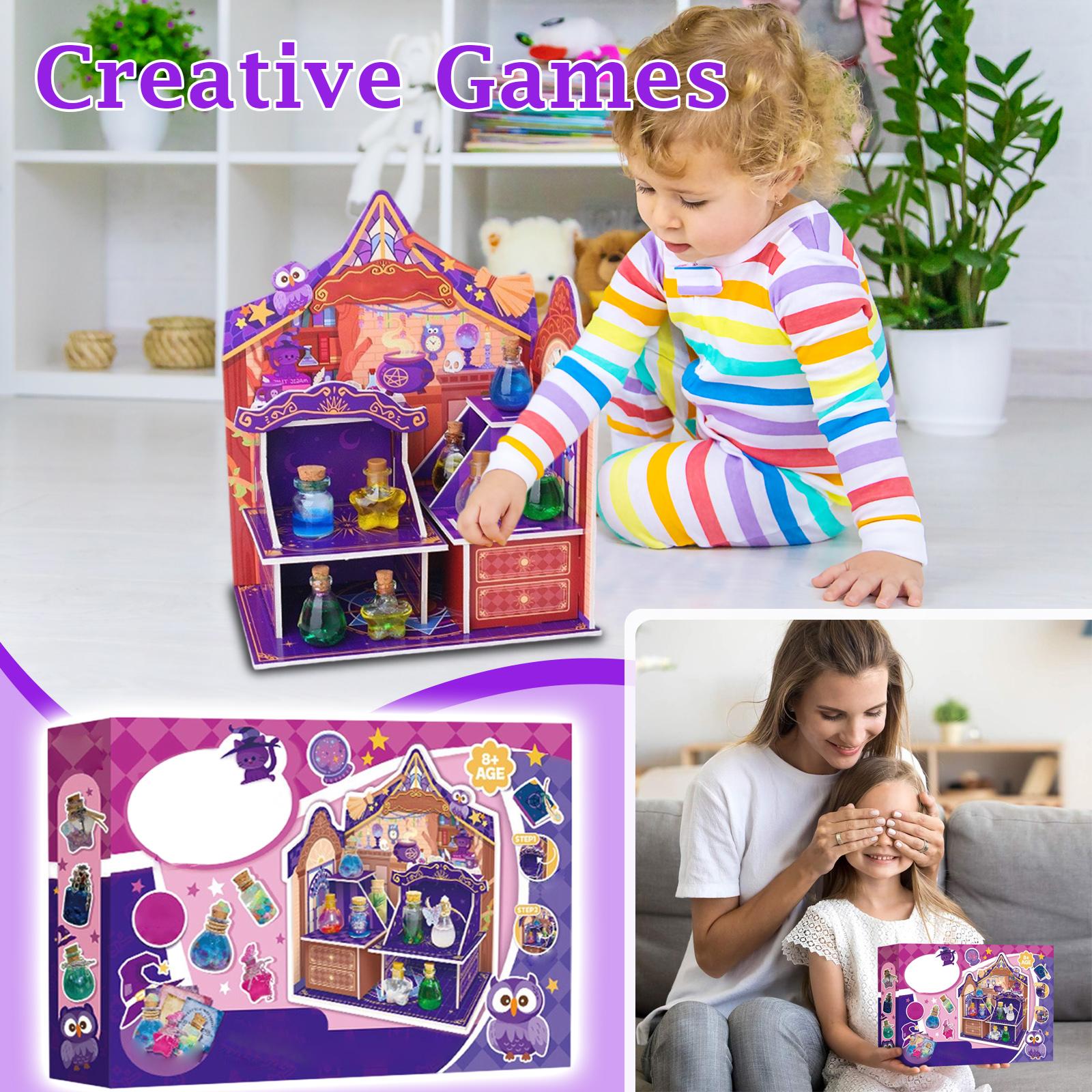 20ml Little Magician Girl DIY Pretend Play Set - Science Experiment Kit  Potion Bottle Crafting & Exploration Gift For Kids One Size