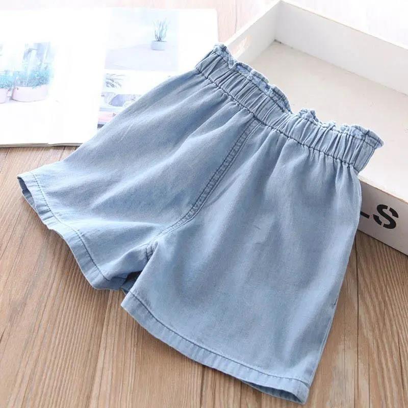 Girls Imitation Denim Shorts Summer Outer Wear Pants Baby Girl Summer Children's Clothes