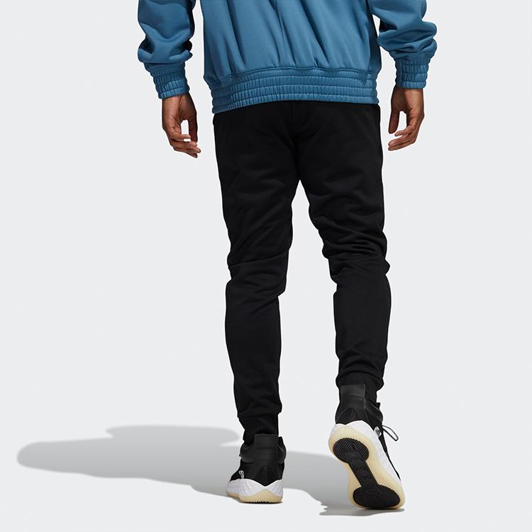 Adidas Fleece Joggers Men Bottoms Black H52955