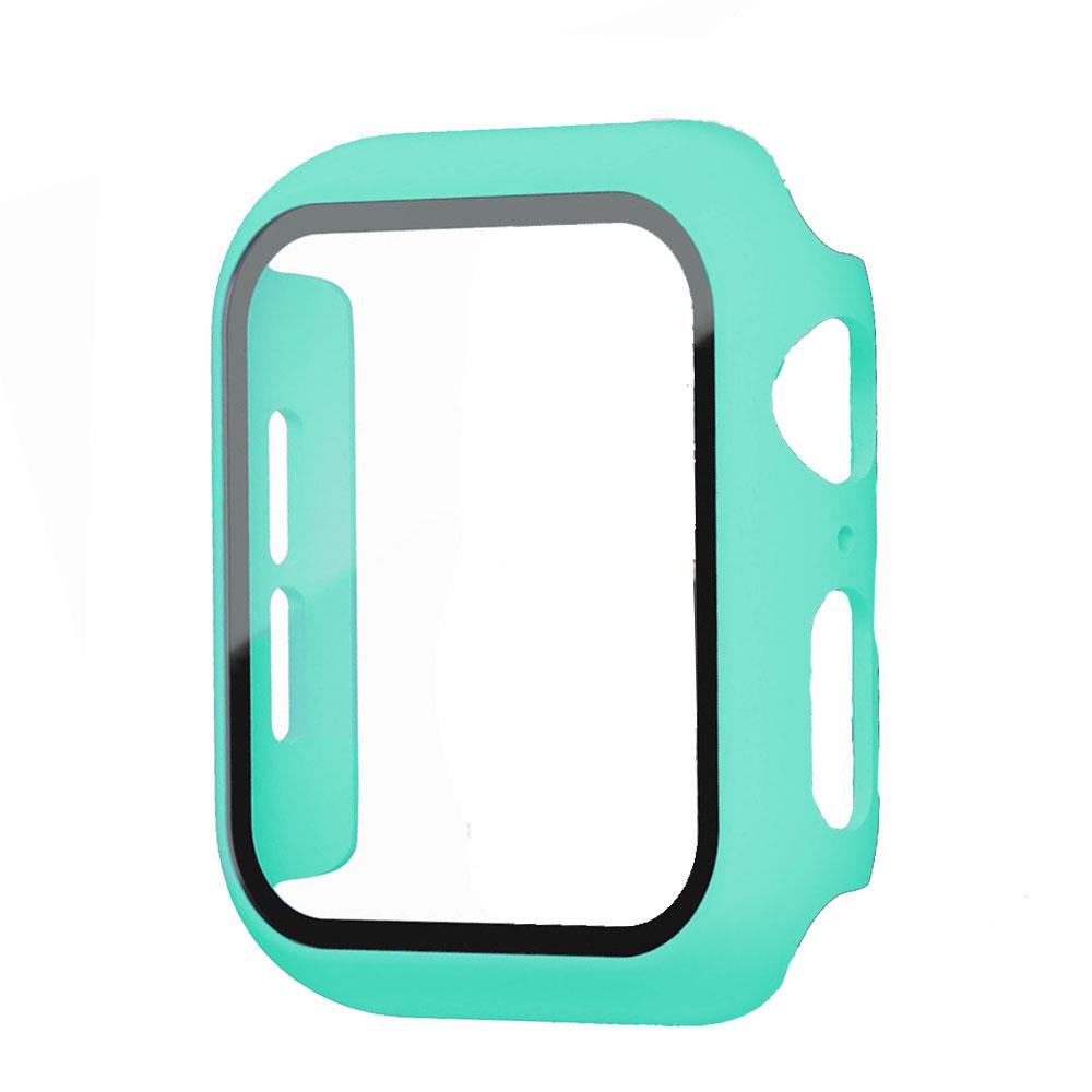 Glas+Hülle Für Apple Watch Hülle 9 8 7 6 SE 3 iWatch Zubehör Displayschutz Apple Watch Serie 44mm 40mm 38/42mm 45mm 41mm
