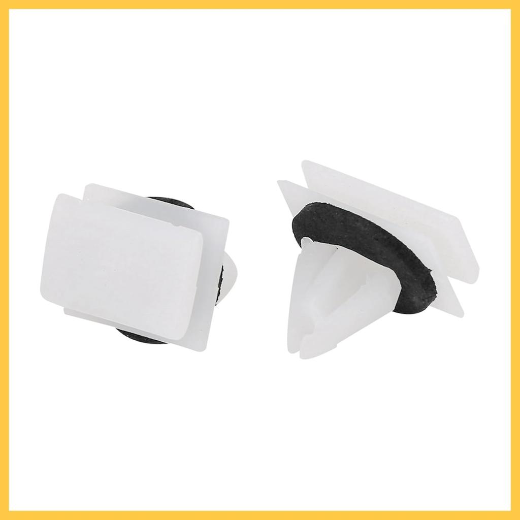 30pcs Plastic Rivet White Bumper Fastener Clips for Ford Edge Escape F-150 for Mustang for Lincoln W716352S300 Auto Replacement Parts