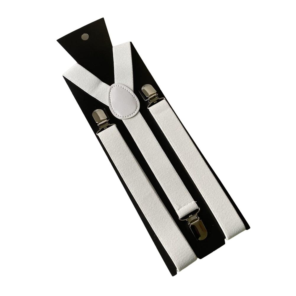 Suspenders For Men Pants Apparel Adult Suspender Man Shirt Dress Women Wedding Party Solid Colors Suit Skirt With Braces Straps