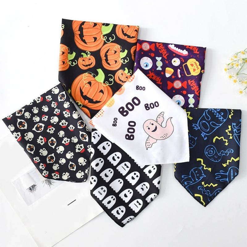 3pack Festives Dog Headscarf Pet Triangles Shape Scarf Holiday Pet Fashion Scarf for Large Breeds
