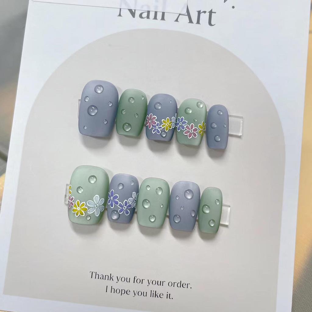Verlaufende Bernstein-Goldfolie Abnehmbare Nagelsticker - Herbst/Winter-Kollektion