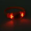 Pack of 10 LED Silicone Bracelets Flashing Light Up Wristband Accessory Adjustable Size Wrist Bands Jewelry for Party