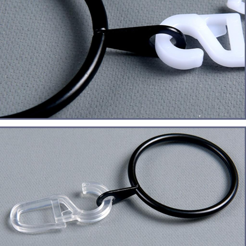 Curtain Rings With 30mm Inner Diameter Perfect For Drapery And Shower Curtain Hanging Curtain Poles Accessories