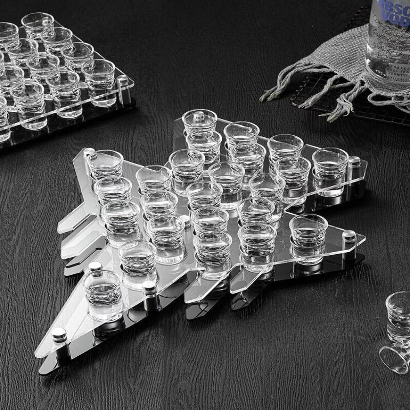 Handcrafted Whiskey and Shot Glass
