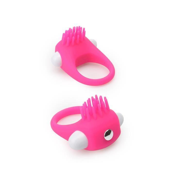 Cock Ring - LIT-UP - Stimu Ring - Silicone - Vibrant - Waterproof - Rose