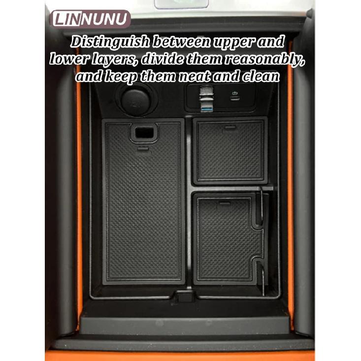 Linnunu for Li Lixiang L7 2024 2025 Car Armrest Box Storage Box Center Console Storage Box Auto Interior Accessories Restyling