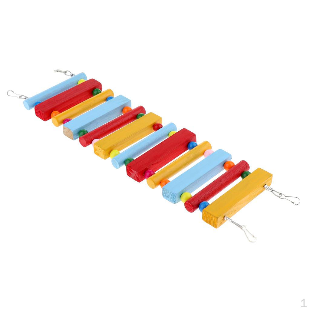 

Bird Toy for Parrot Swings Ladders Trainning Chewing Playing Colorful