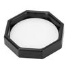 Magnetic Pool Cue Chalk Box Octagonal Mini Portable Billiard Chalk Case Universal for Octagonal Round Chalk Black