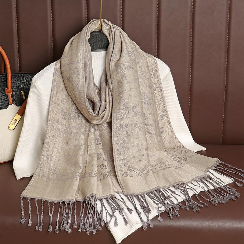 2024 Luxury Brand Cashmere Scarf Women Print New Wraps Pashmina Travel Poncho Warm Blanket Winter Bufanda Shawl Female Stoles