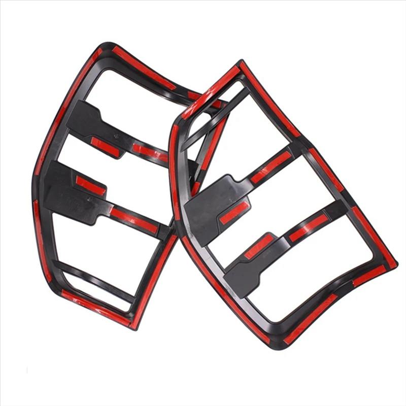 L10A Rear Lamp Hoods Tail Light Trim Car Tail Light Cover For Ford Ranger T6 T7 T8 XLT XS XL Wildtrak PX PX2 PX3 2012-