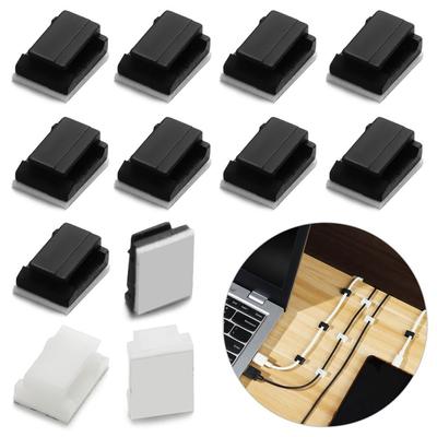 Car Wire Clip Cord Management Table Desk Storage Cable Clips Cable Clamp Self-adhesive Wire Tie