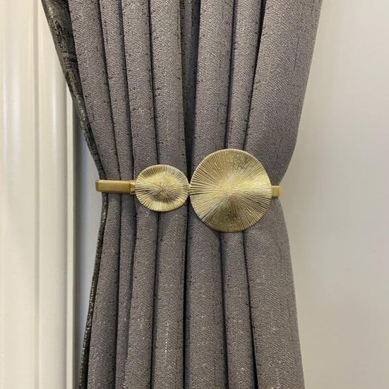 Curtain Buckle, with High-Elastic Spring Holdbacks, Simple Style No-Drill Curtain Clip, for Home Decor And Cable Organizer
