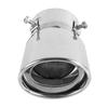   Rear Round   Stainless Steel Auto Muffler Tail Pipe for Most Cars with Gently Curved of Diameter Between 38mm and 53mm   Strong A