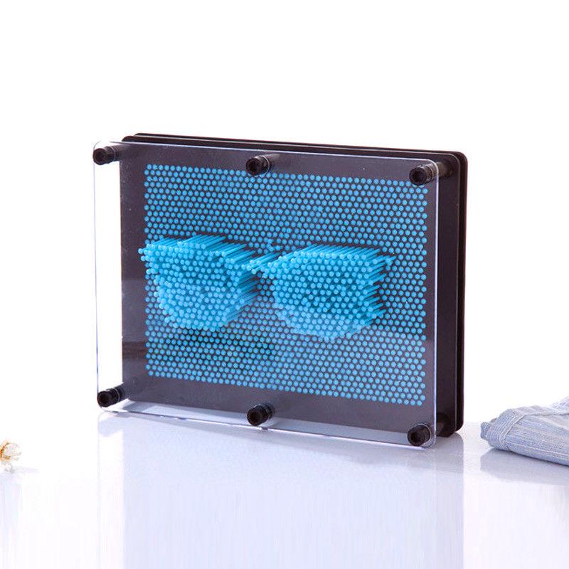 

Забавная игра 3d Клон Формы Пин Арт Пинскрин Слепок Руки Игрушка Подарки Для Взрослых Детей SkyBlue,L