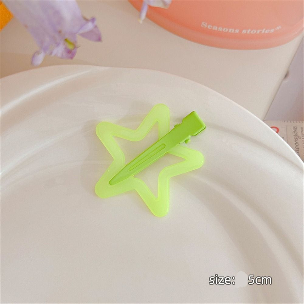 Colorful Star BB Hair Clips Cute Side Barrettes Hair Grip High Quality Star Hairpin