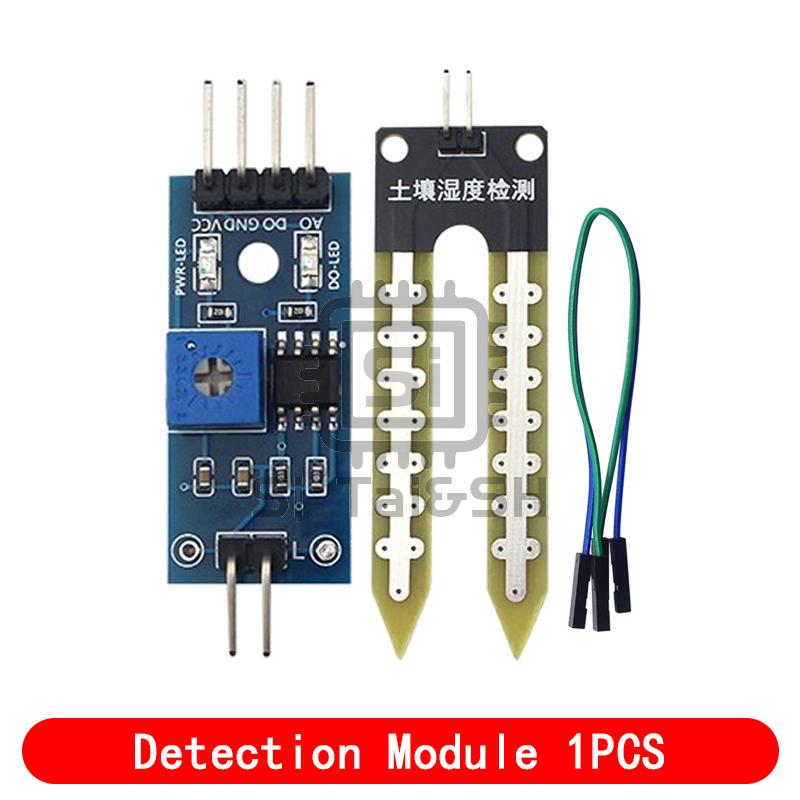 1-5PCS Smart Electronics 3.3V 5V 12V Soil Moisture Hygrometer Detection Humidity Sensor Module For arduino Development Board