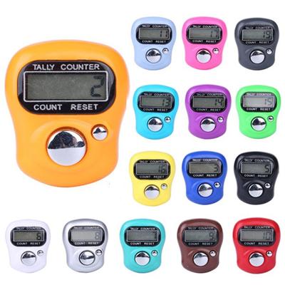 Digital LCD Elektronisk Digital Display Finger Ring Hand Tally Counter Present