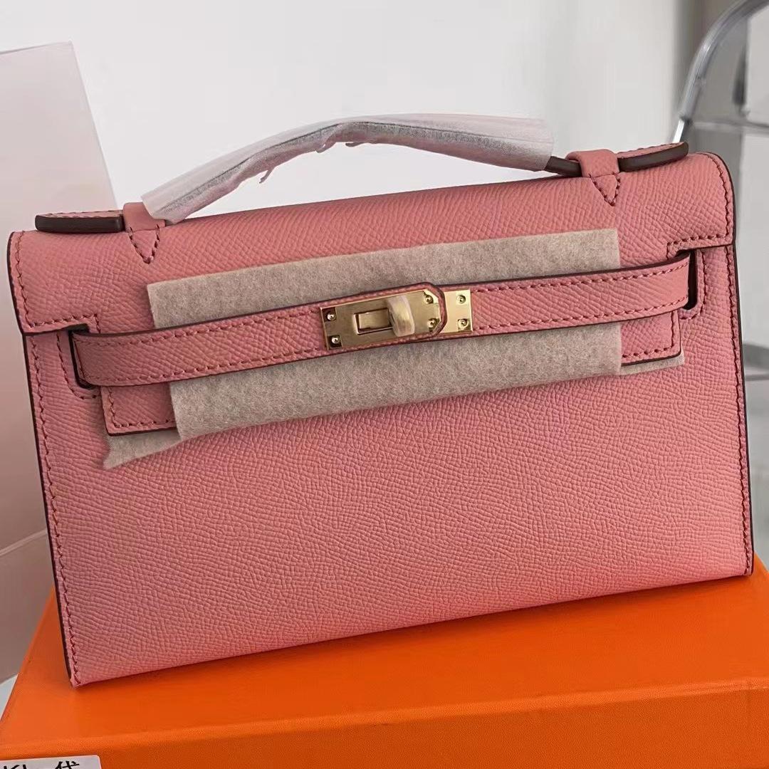 

Новая женская сумка первого поколения, мини-сумка из кожи с рисунком пальмы, сумка на одно плечо 22x7x12cm розовый