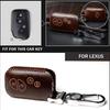 Klassiskt Läder Bilnyckelring Fodral Skydd För LEXUS ES GS IS LS LX RX CT 06-14