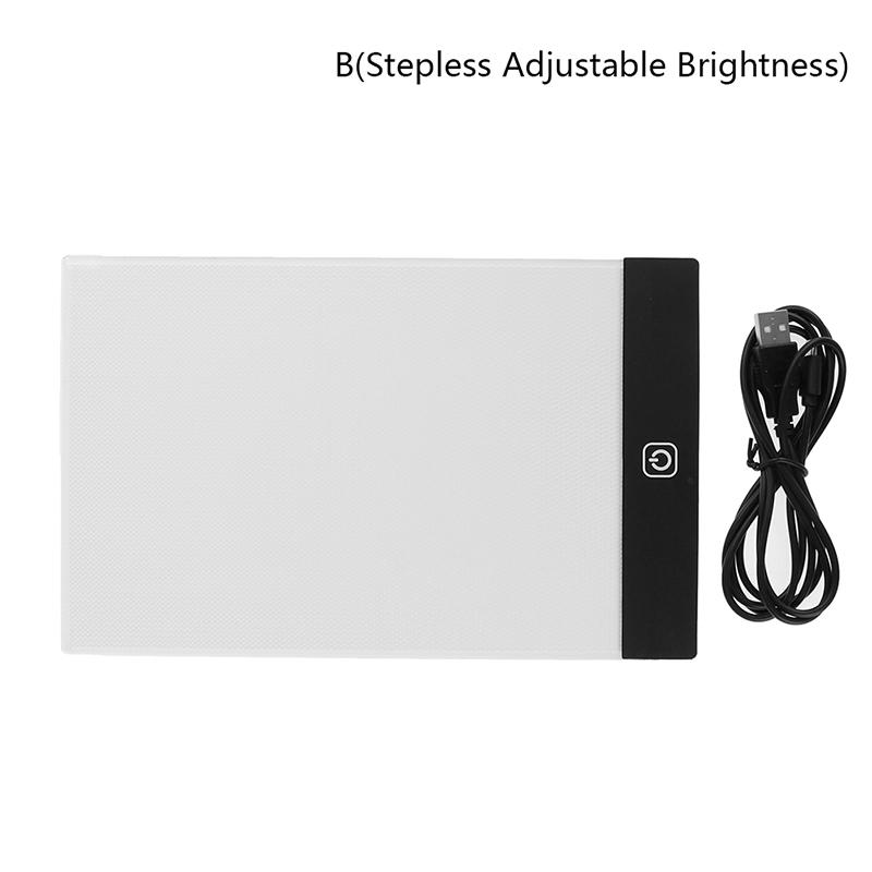 A5 Led Art Stencil Board Light Box Usb Tracing Drawing Table Adjustable Pad