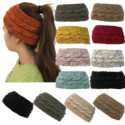 Fashion  And Winter  Color Wool Knitted Hair Band Sports Headband