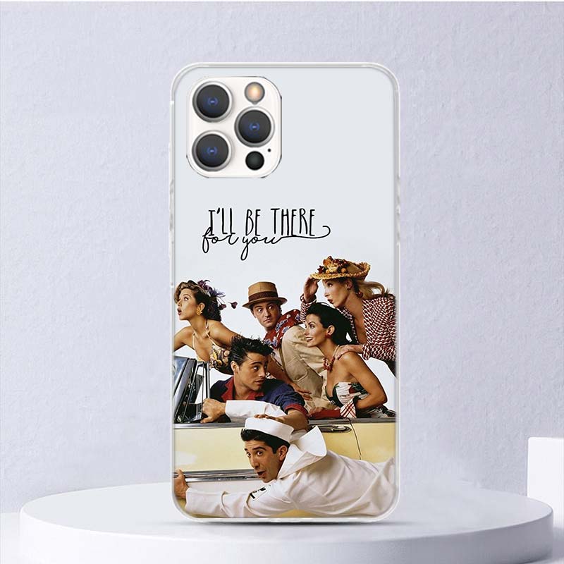 Friends Tv Show Funny Family Soft Case For iPhone 16 17 Air 16E 15 Plus 11 12 13 Mini 14 Pro Max Phone Cover Apple 7 8 SE Coque