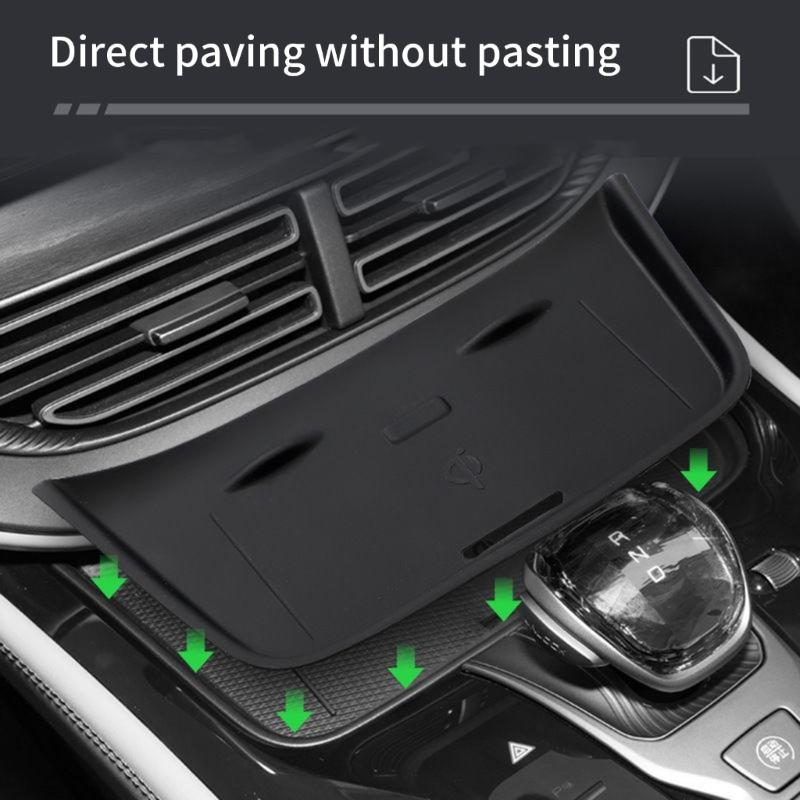 Wireless Chargers Pad Automotive Interior Accessory Anti Slip Mat Protection Soft Silicone Pad for DENZA D9 Flexible Pad