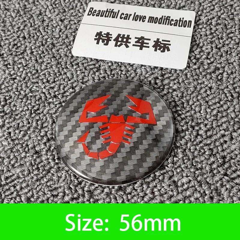 56-65mm Car Wheel Center Hub Cap Emblem Sticker Accessories For Fiat Abarth 500 Tipo FR Punto Ducato Stilo Palio Pondo Bravo