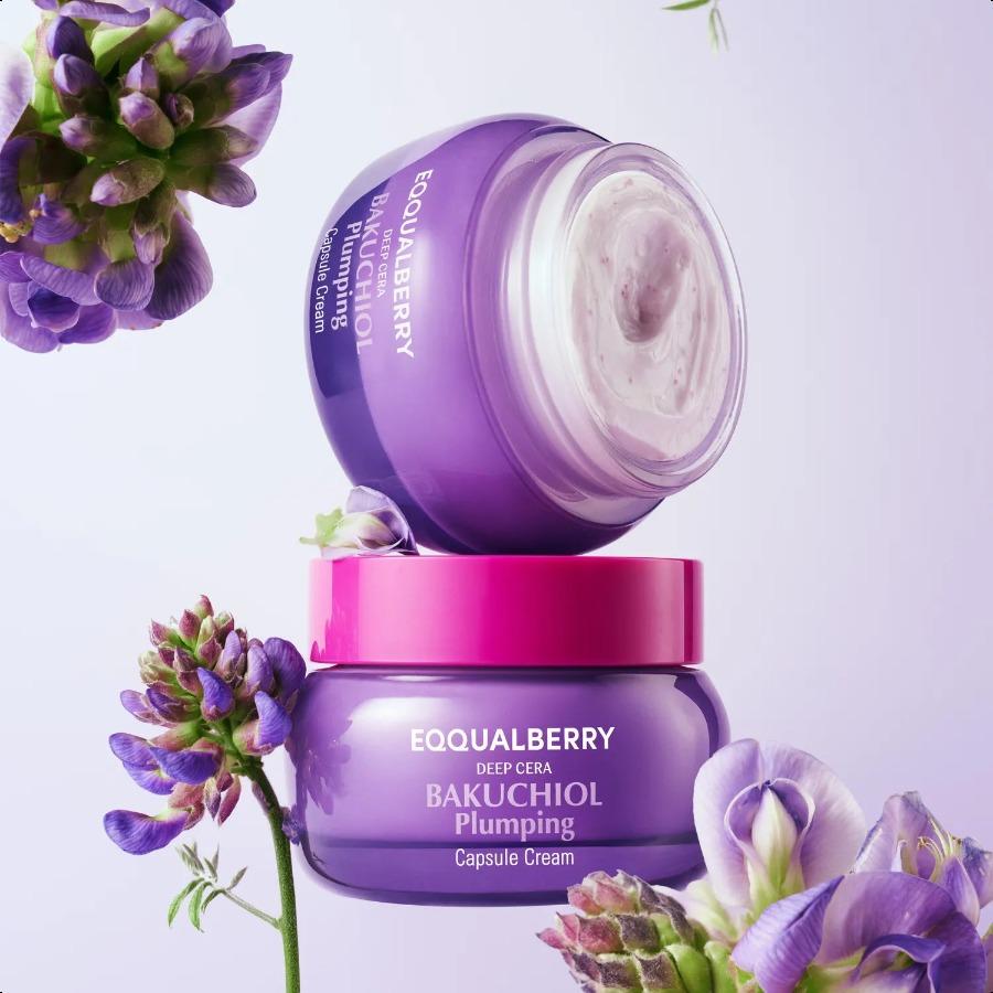 EQQUALBERRY Bakuchiol Plumping Capsule Cream 50ml Capsule Cream 50ml