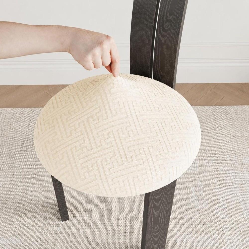 Non Slip Chair Cushion Stretch Chair Protector Cover All-inclusive Stool Cover  Home Use