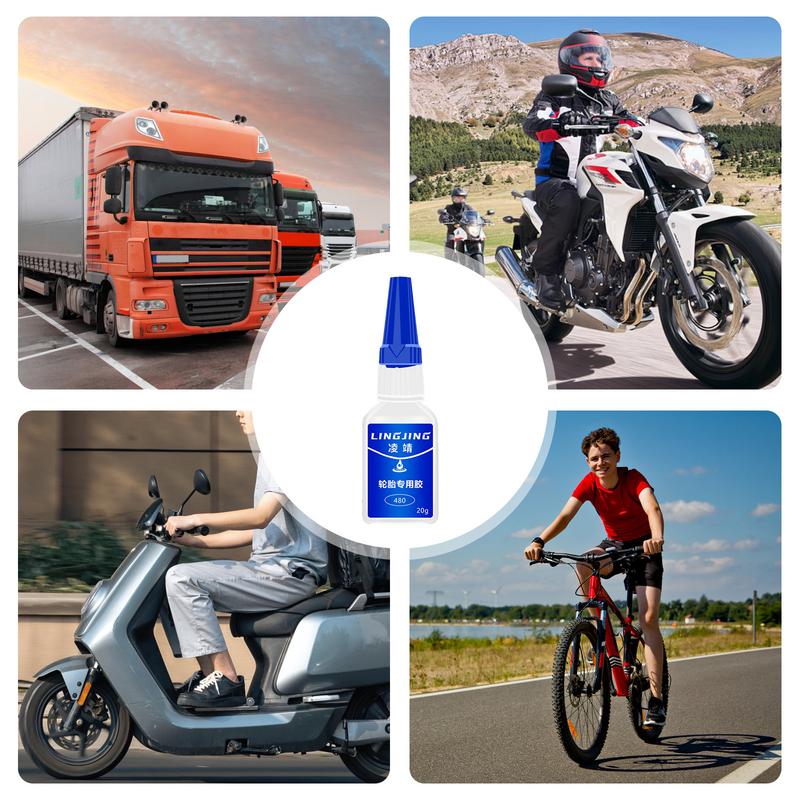 Strong Adhesive Tire Seal Glue 20g Vehicle Instant Super Glue For Tire Waterproof Tire Cracks Agent Tire Repairing Maintenance