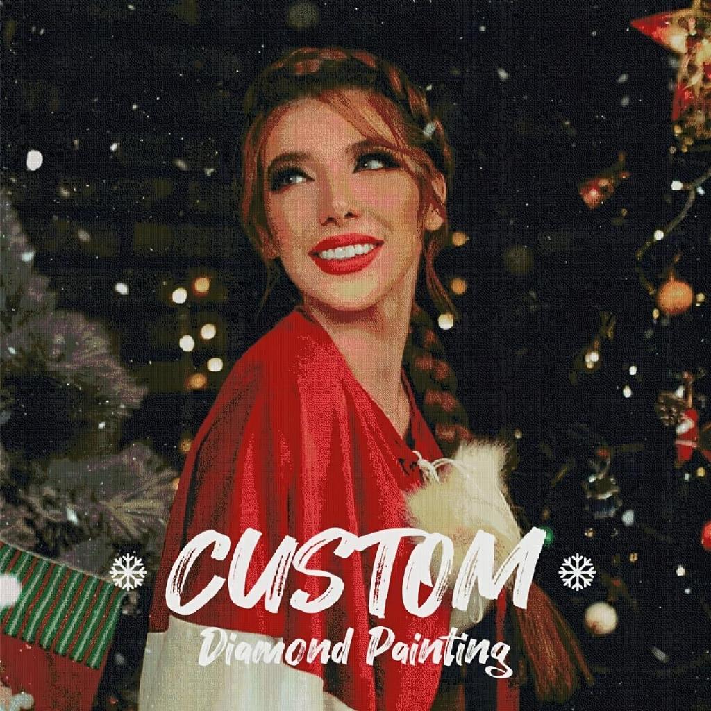 Photo Custom Diamond Painting Full Round Rhinestone Painting 5D DIY House Craft Kit Art Gift Decor For Home