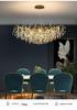Elegant French Crystal Chandelier: K9 Aluminum Art Lamp for Living, Dining, and Bedroom
