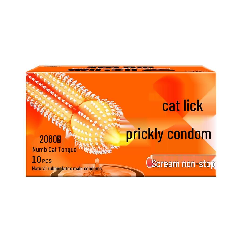 Q-point Hyaluronic Acid 001 Large Particle Delay Condoms - Long-lasting Contraceptives for Adults