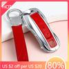 Styling Mouldings Luxury Diamond Car Remote Key Case Key Cover For Porsche Panamera 2017-2020 Cayenne 2018-2020