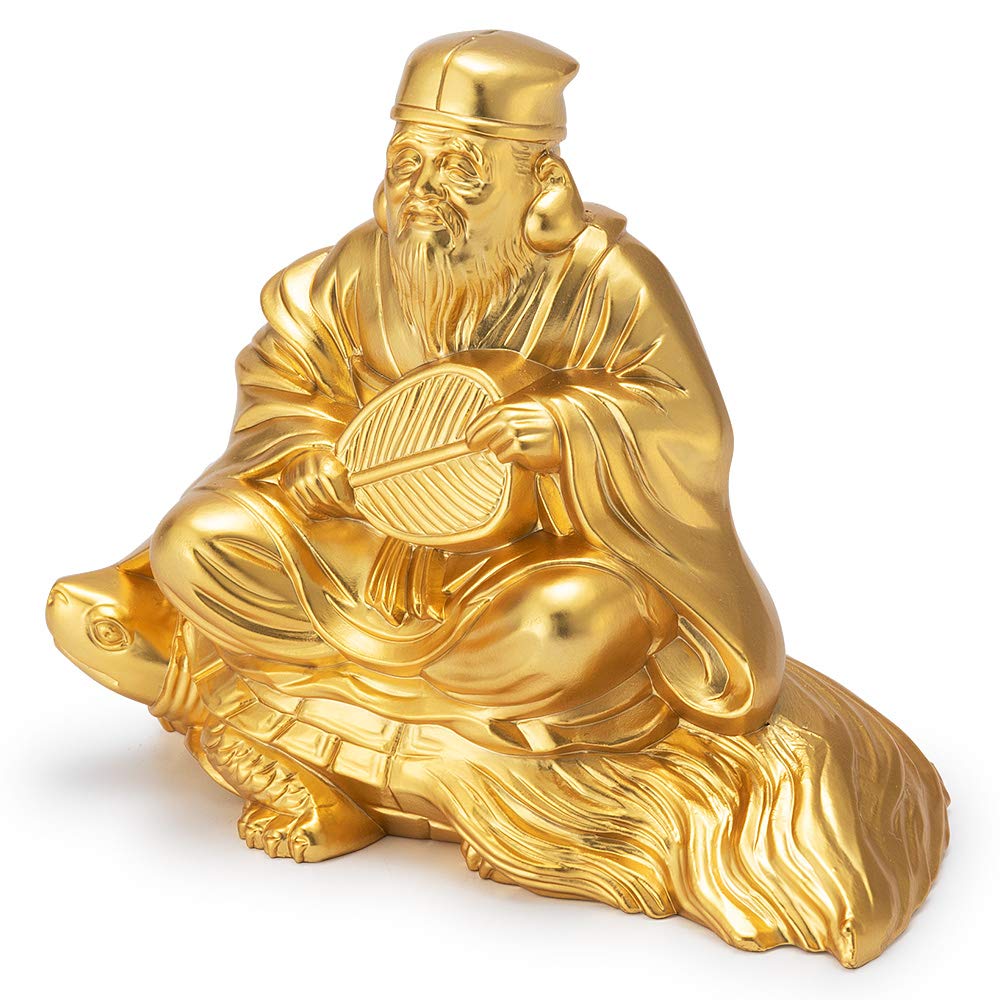 Buddhistischer Altarladen Takita Shoten Buddha-Statue Sieben Glücksfiguren Jurojin x Breite von Hideun Wohlstand gutes gutes Böses abwehrend herausgegeben von Takita