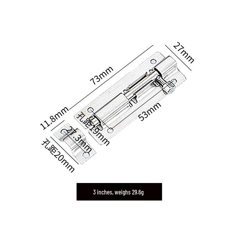 Kewei Dun 304 Stainless Steel Anti-Theft Door Bolt