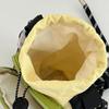 Sports Nylon Drawstring Crossbody Bag Lightweight Casual Korean Style Coin Pouch Phone Pack for Travel Shoulder Bag